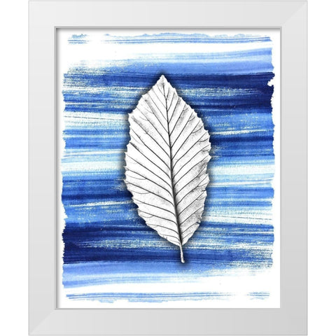 Brushstrokes 1 White Modern Wood Framed Art Print by Allen, Kimberly