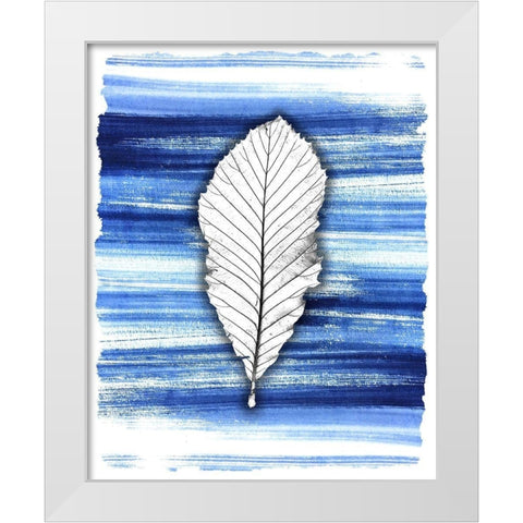Brushstrokes 2 White Modern Wood Framed Art Print by Allen, Kimberly