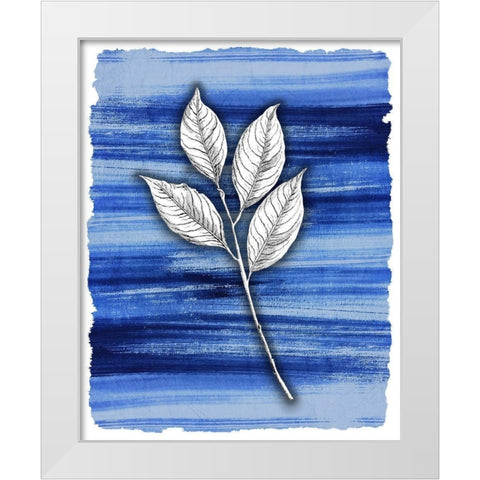 Brushstrokes 3 White Modern Wood Framed Art Print by Allen, Kimberly