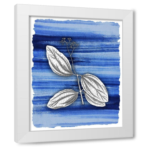 Brushstrokes 4 White Modern Wood Framed Art Print by Allen, Kimberly