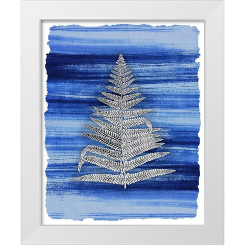 Brushstrokes 6 White Modern Wood Framed Art Print by Allen, Kimberly