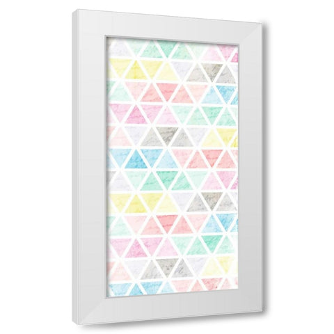 Shades of Spring 2 White Modern Wood Framed Art Print by Allen, Kimberly