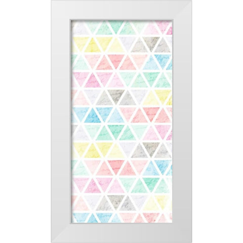 Shades of Spring 2 White Modern Wood Framed Art Print by Allen, Kimberly