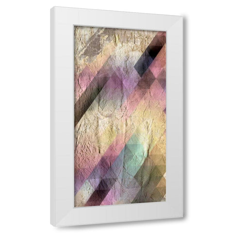 Color Code 1a White Modern Wood Framed Art Print by Allen, Kimberly