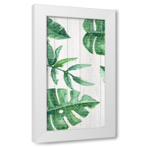 Tropics 1 White Modern Wood Framed Art Print by Kimberly, Allen
