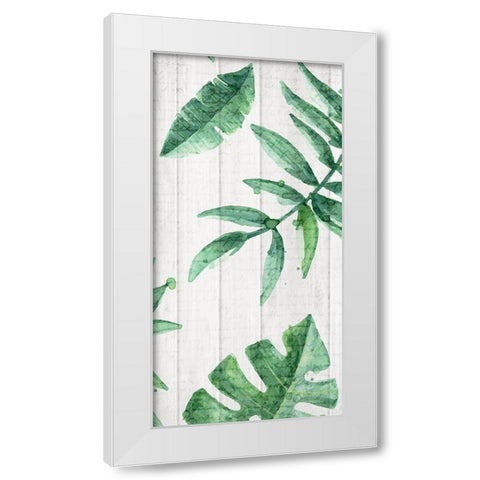 Tropics 2 White Modern Wood Framed Art Print by Kimberly, Allen