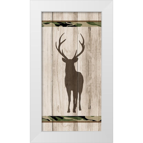 Wood Panel 1 White Modern Wood Framed Art Print by Kimberly, Allen