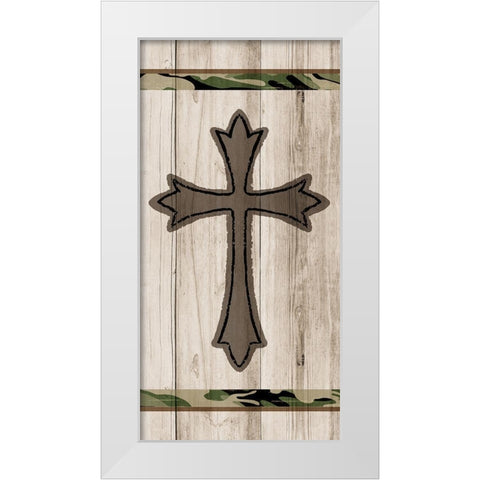 Wood Panel 2 White Modern Wood Framed Art Print by Kimberly, Allen