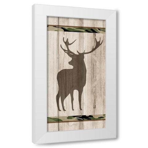 Wood Panel 3 White Modern Wood Framed Art Print by Kimberly, Allen