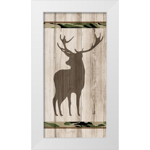 Wood Panel 3 White Modern Wood Framed Art Print by Kimberly, Allen