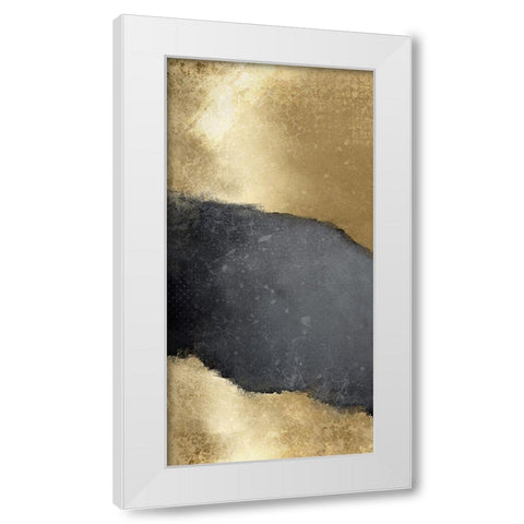 Golden Light of Day A White Modern Wood Framed Art Print by Kimberly, Allen