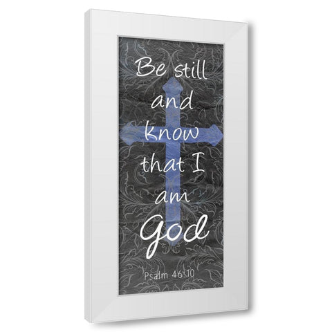 Be Still White Modern Wood Framed Art Print by Kimberly, Allen