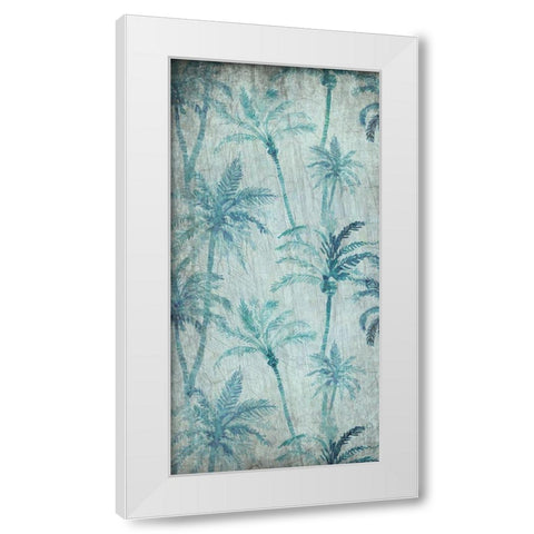 Tropical Breeze White Modern Wood Framed Art Print by Kimberly, Allen