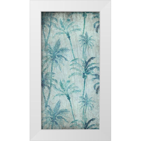 Tropical Breeze White Modern Wood Framed Art Print by Kimberly, Allen
