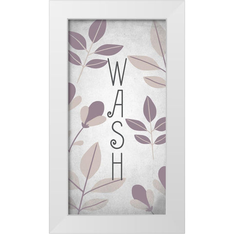 Relax 2 White Modern Wood Framed Art Print by Kimberly, Allen