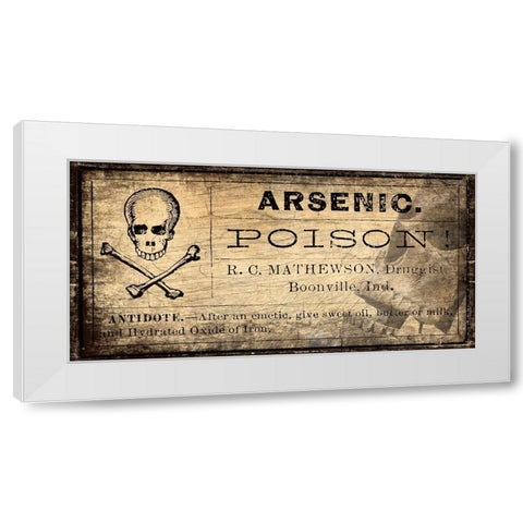 Arsenic v1 White Modern Wood Framed Art Print by Kimberly, Allen