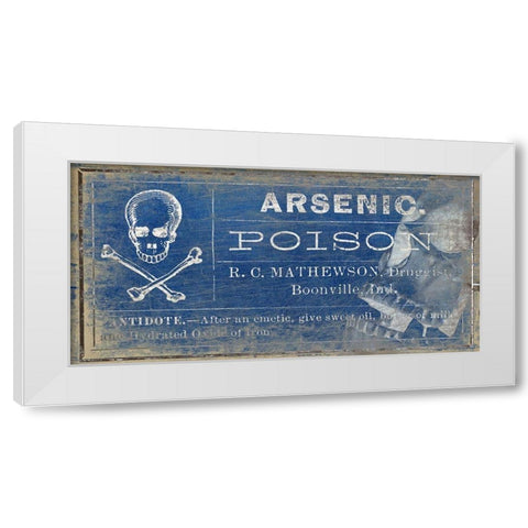 Arsenic v2 White Modern Wood Framed Art Print by Kimberly, Allen