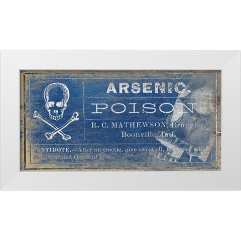 Arsenic v2 White Modern Wood Framed Art Print by Kimberly, Allen