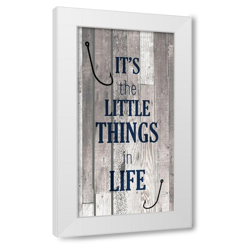 At the Lake E White Modern Wood Framed Art Print by Kimberly, Allen