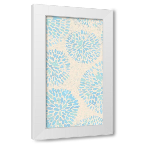 Splash 1 White Modern Wood Framed Art Print by Kimberly, Allen