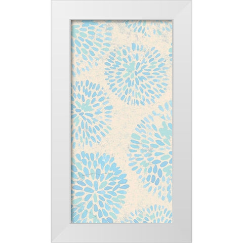 Splash 1 White Modern Wood Framed Art Print by Kimberly, Allen