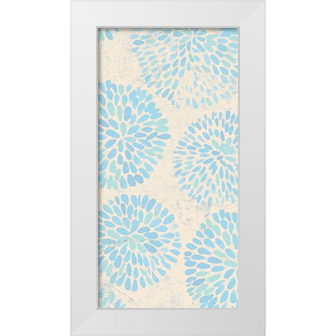 Splash 2 White Modern Wood Framed Art Print by Kimberly, Allen