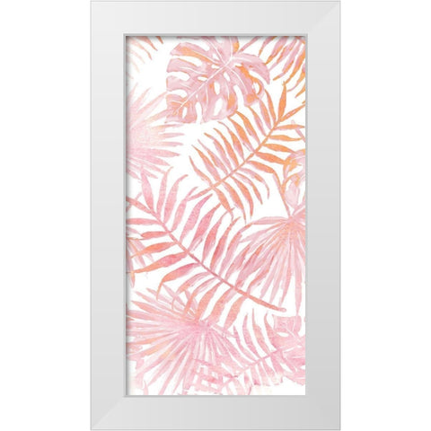 Tropical Paradise 1 White Modern Wood Framed Art Print by Kimberly, Allen