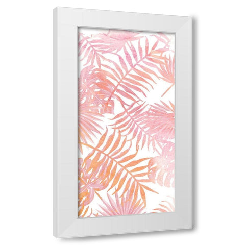 Tropical Paradise 2 White Modern Wood Framed Art Print by Kimberly, Allen