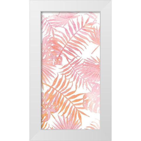 Tropical Paradise 2 White Modern Wood Framed Art Print by Kimberly, Allen