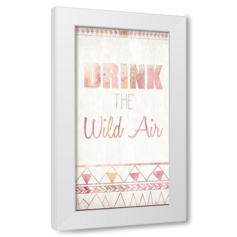 Live C White Modern Wood Framed Art Print by Kimberly, Allen