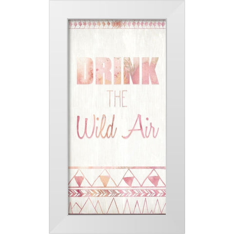 Live C White Modern Wood Framed Art Print by Kimberly, Allen