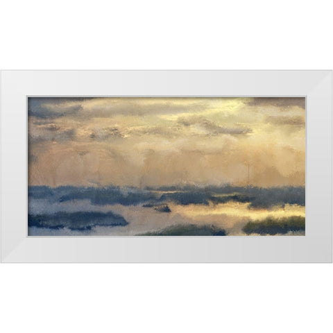 Morning Sky White Modern Wood Framed Art Print by Kimberly, Allen