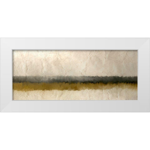 Horizon White Modern Wood Framed Art Print by Kimberly, Allen