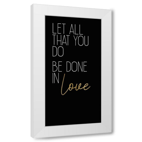 Be Still 2 White Modern Wood Framed Art Print by Kimberly, Allen