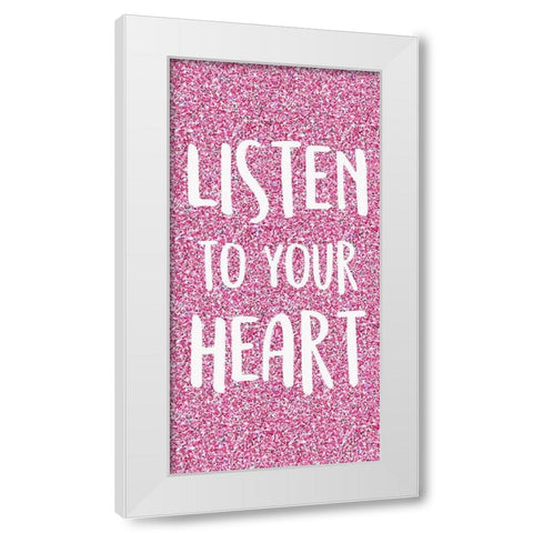 Sparkle 1 White Modern Wood Framed Art Print by Kimberly, Allen