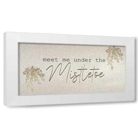 Christmas Romance 16 White Modern Wood Framed Art Print by Kimberly, Allen