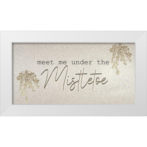 Christmas Romance 16 White Modern Wood Framed Art Print by Kimberly, Allen
