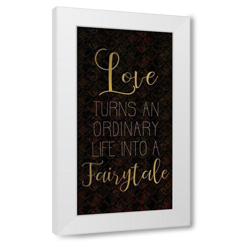 My Heart 2 White Modern Wood Framed Art Print by Kimberly, Allen
