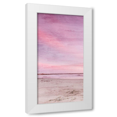 Beach Daze 2 White Modern Wood Framed Art Print by Kimberly, Allen