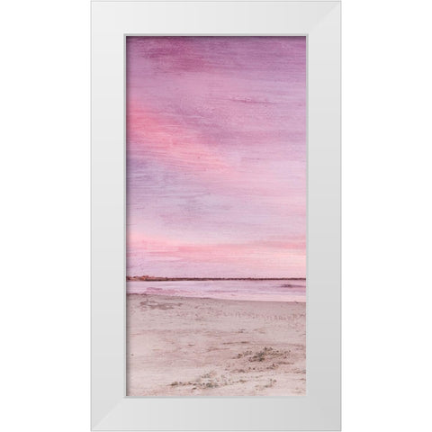 Beach Daze 2 White Modern Wood Framed Art Print by Kimberly, Allen