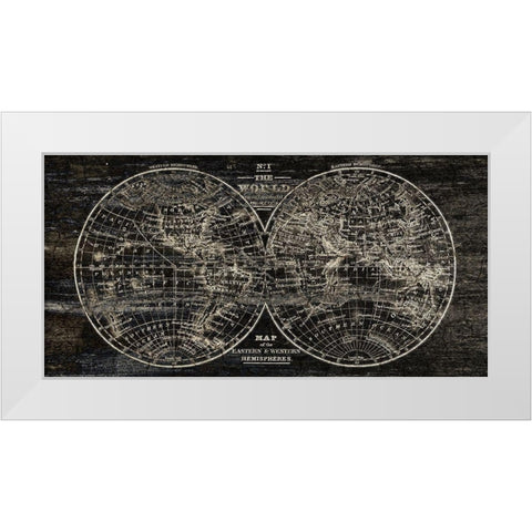 The World No. 1 White Modern Wood Framed Art Print by Kimberly, Allen