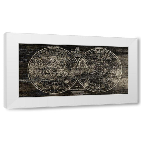 The World No. 2 White Modern Wood Framed Art Print by Kimberly, Allen