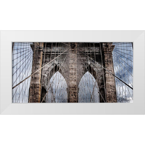 NY State of Mind 2 White Modern Wood Framed Art Print by Kimberly, Allen