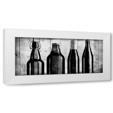 Man Cave 3 White Modern Wood Framed Art Print by Kimberly, Allen