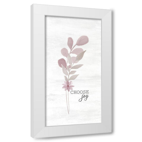 Wildflower Hope 4 White Modern Wood Framed Art Print by Kimberly, Allen
