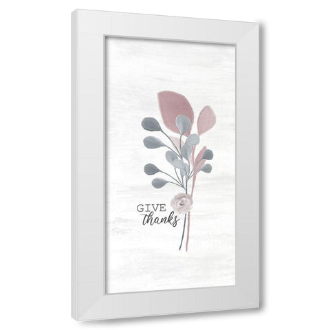 Wildflower Hope 5 White Modern Wood Framed Art Print by Kimberly, Allen