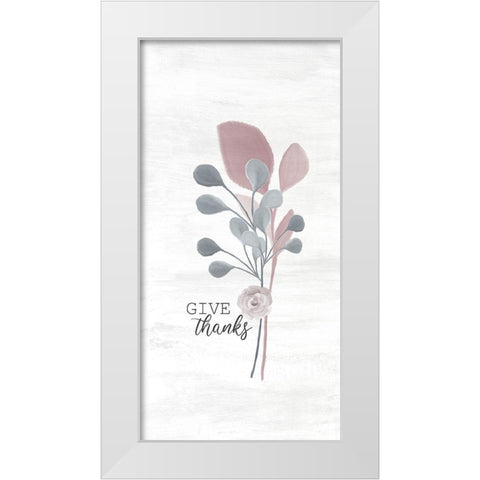 Wildflower Hope 5 White Modern Wood Framed Art Print by Kimberly, Allen