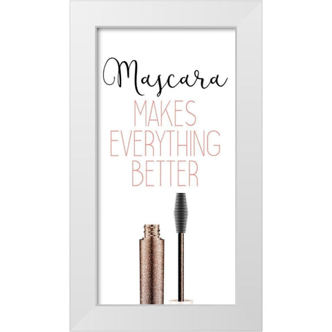 But First 3 White Modern Wood Framed Art Print by Kimberly, Allen