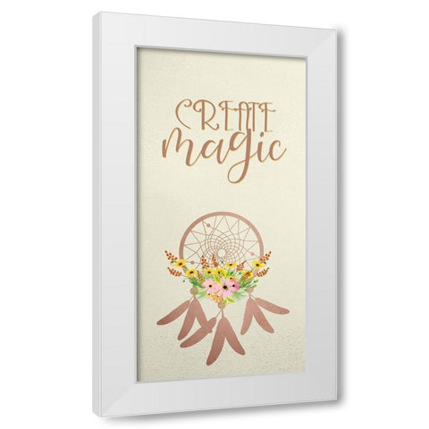 Create Wild 2 White Modern Wood Framed Art Print by Kimberly, Allen