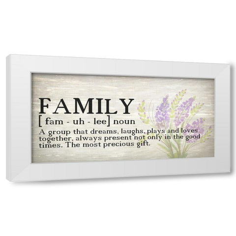 A Group That Dreams White Modern Wood Framed Art Print by Kimberly, Allen